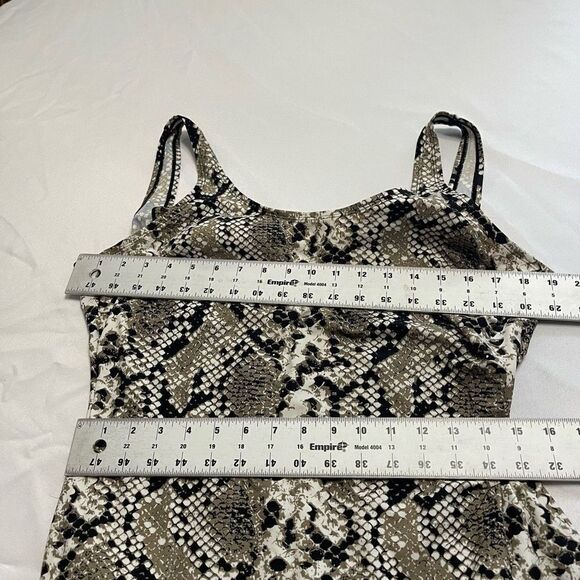 Shore Shapes Snake Print One Piece Bathing Suit Swimsuit Swimdress Plus Size 18 - Picture 3 of 7